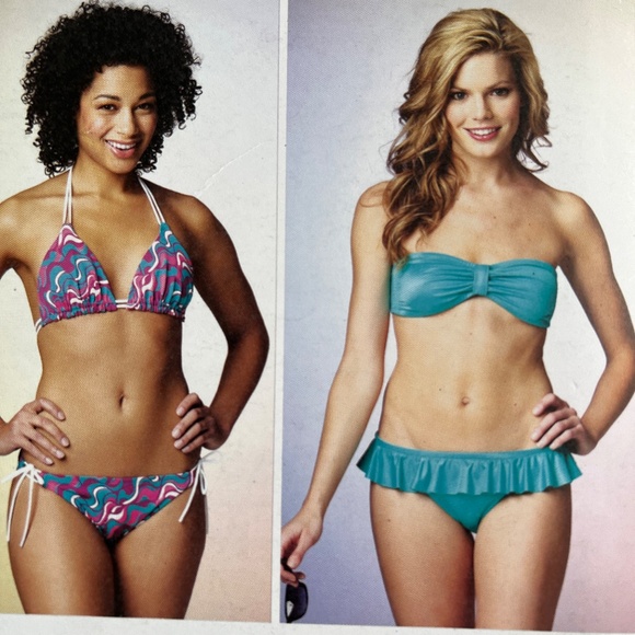 Kwik Sew 3875 Sewing Pattern Misses Bikini Tie Ruffle Bottoms  XXS - L Uncut - Picture 2 of 4